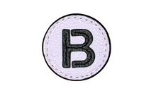 Load image into Gallery viewer, &quot;B&quot; letter leather pin