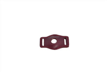 Load image into Gallery viewer, Burgundy with red stitching leather Airtag holder for dog collar