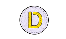 Load image into Gallery viewer, &quot;D&quot; letter leather pin